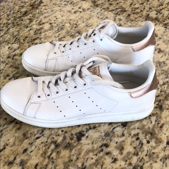 stan smith shoes rose gold